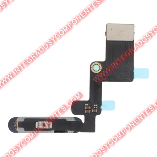 Cable Con Botón De Encendido Y Sensor De Huellas Para Ipad Air 11 2024/Air 13 2024 Morado