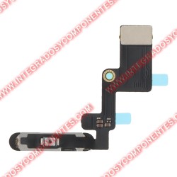 Cable Flex Con Botón De Encendido Y Sensor De Huellas Para Ipad Air 11 2024/Air 13 2024 Gris
