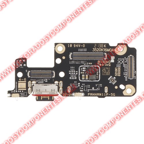 Subplaca Conector De Carga Para Xiaomi Redmi Note 11 Pro+ 5g
