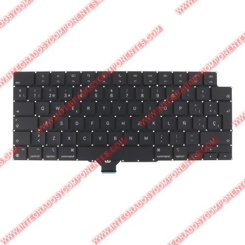Teclado Para Macbook Pro M3 Max 16&Quot; A2991/Pro 16&Quot; 2021 A2485/Pro 14&Quot; 2021 A2442/Pro 14&Quot; 2023 A2779/Pro 16&Quot; 2023 A2780/Pro M3 14&Quot; A2918...Version Española Calidad Premium