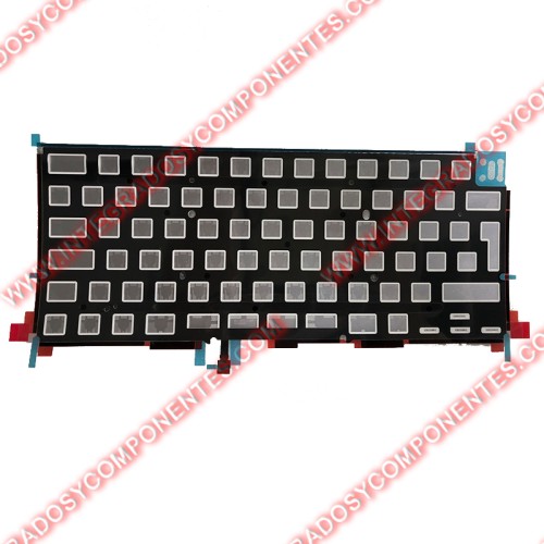 Retroiluminación Teclado Para Macbook Pro M3 Max 16&Quot; A2991/Pro M3 14&Quot; A2918/Pro M3 Pro 14&Quot; A2992 Version Boton De Retroceso Grande