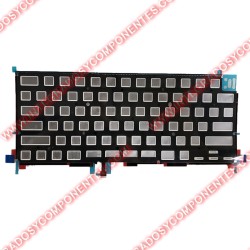Backlight Teclado Para Macbook Pro M3 Max 16&Quot; A2991/Pro M3 14&Quot; A2918/Pro M3 Pro 14&Quot; A2992 Version Boton De Retroceso Pequeño
