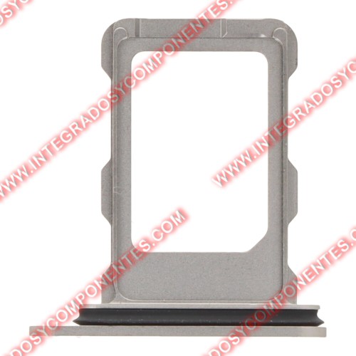 Bandeja Single Sim Para Iphone 16 Pro/16 Pro Max Plateado