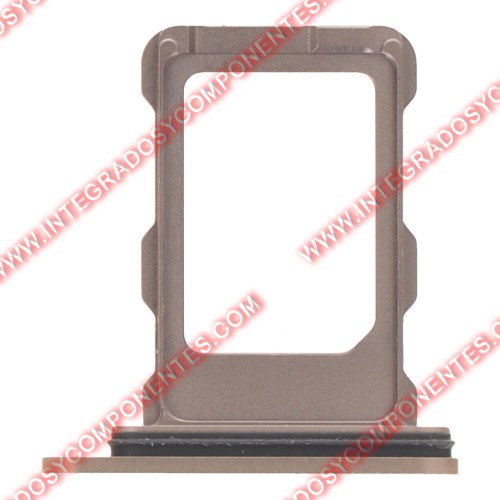 Bandeja Single Sim Para Iphone 16 Pro/16 Pro Max Dorado