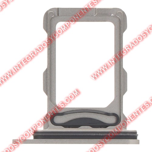 Bandeja Dual Sim Para Iphone 16 Pro/16 Pro Max Plateado