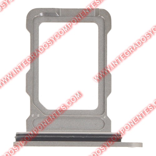 Bandeja Dual Sim Para Iphone 16 Pro/16 Pro Max Plateado