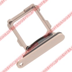 Bandeja Dual Sim Para Iphone 16 Pro/16 Pro Max Dorado