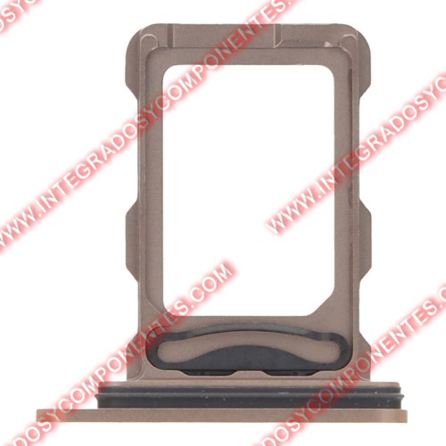 Bandeja Dual Sim Para Iphone 16 Pro/16 Pro Max Dorado