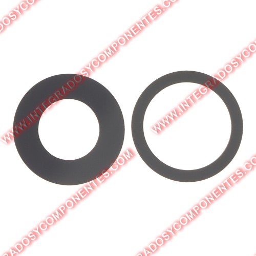 Lente De Camara Para Iphone 16/16 Plus Negro 2 Piezas En Un Juego Calidad Premium