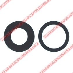 Lente Para Iphone 16/16 Plus Negro 2 Piezas En Un Juego