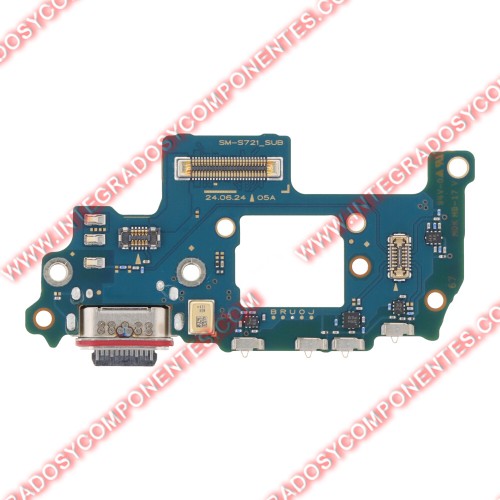 Subplaca Conector De Carga Para Samsung Galaxy S24 Fe S721u Version Usa Calidad Premium