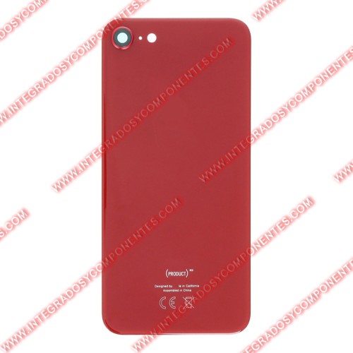 Tapa+Marco Iphone 8g Calidad Premium Rojo