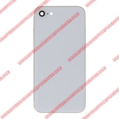 Tapa+Marco Iphone Se 2020 Calidad Premium Blanco