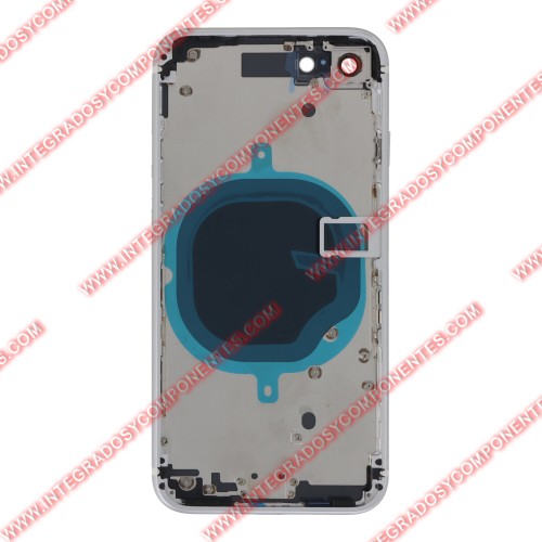Tapa+Marco Iphone Se 2020 Calidad Premium Blanco