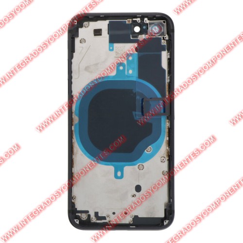 Tapa+Marco Iphone Se 2020 Calidad Premium Negro