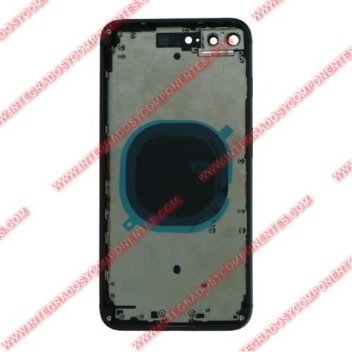 Tapa+Marco Iphone 8 Plus Calidad Premium Negro