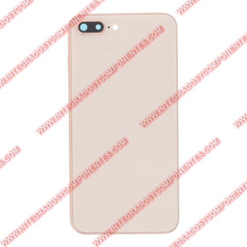 Tapa+Marco Iphone 8 Plus Calidad Premium Oro