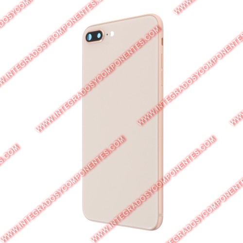 Tapa+Marco Iphone 8 Plus Calidad Premium Oro