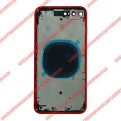 Tapa+Marco Iphone 8 Plus Calidad Premium Rojo