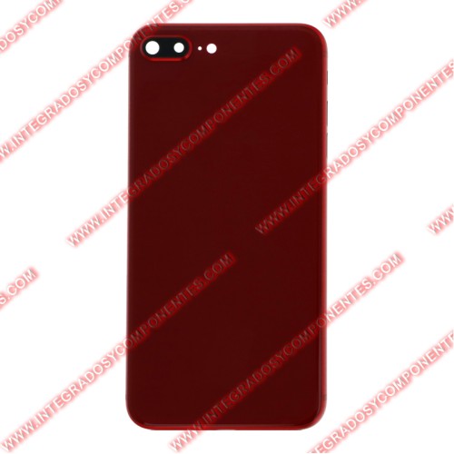 Tapa+Marco Iphone 8 Plus Calidad Premium Rojo