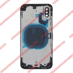 Tapa+Marco Iphone Xs Calidad Premium Gris
