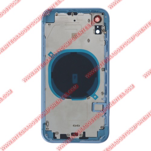 Tapa+Marco Iphone Xr Calidad Premium Azul