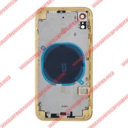 Tapa+Marco Iphone Xr Calidad Premium Amarillo