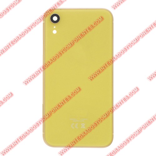 Tapa+Marco Iphone Xr Calidad Premium Amarillo