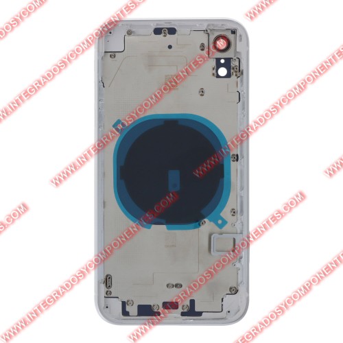 Tapa+Marco Iphone Xr Calidad Premium Blanco