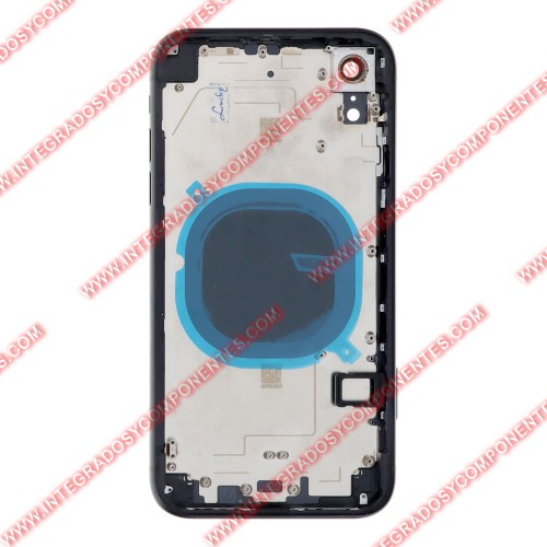 Tapa+Marco Iphone Xr Calidad Premium Negro