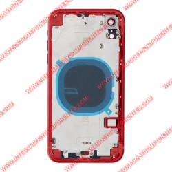 Tapa+Marco Iphone Xr Calidad Premium Rojo