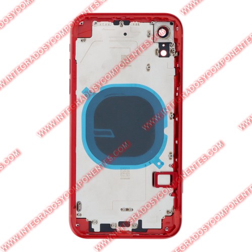 Tapa+Marco Iphone Xr Calidad Premium Rojo
