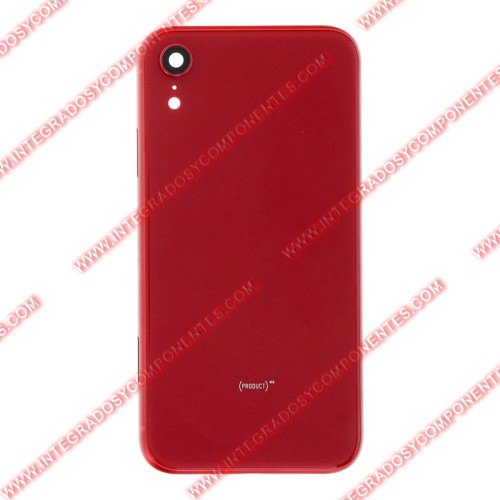 Tapa+Marco Iphone Xr Calidad Premium Rojo