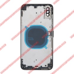 Tapa+Marco Iphone Xs Max Calidad Premium Gris