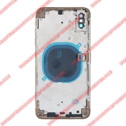 Tapa+Marco Iphone Xs Max Calidad Premium Oro