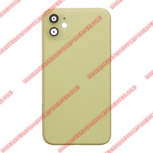 Tapa+Marco Iphone 11 Calidad Premium Amarillo