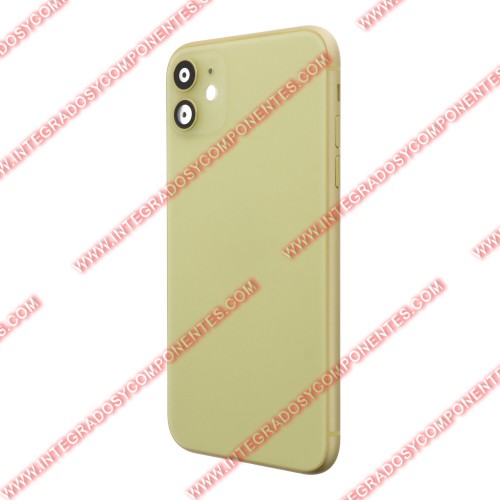 Tapa+Marco Iphone 11 Calidad Premium Amarillo
