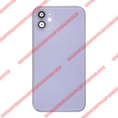 Tapa+Marco Iphone 11 Calidad Premium Morado