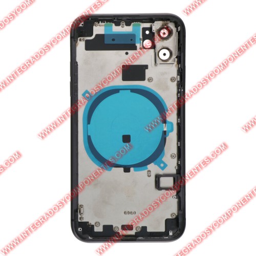 Tapa+Marco Iphone 11 Calidad Premium Negro