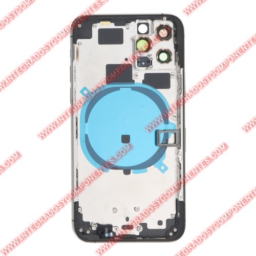 Tapa+Marco Iphone 11 Pro Calidad Premium Gris