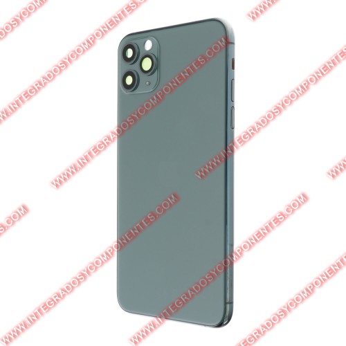 Tapa+Marco Iphone 11 Pro Max Calidad Premium Verde