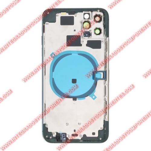 Tapa+Marco Iphone 11 Pro Max Calidad Premium Verde
