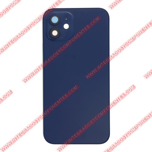 Tapa+Marco Iphone 12 Calidad Premium Azul