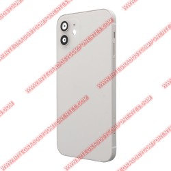 Tapa+Marco Iphone 12 Calidad Premium Blanco
