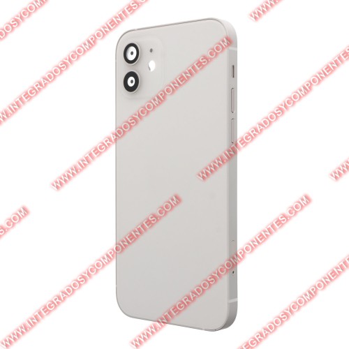 Tapa+Marco Iphone 12 Calidad Premium Blanco