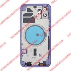 Tapa+Marco Iphone 12 Calidad Premium Morado