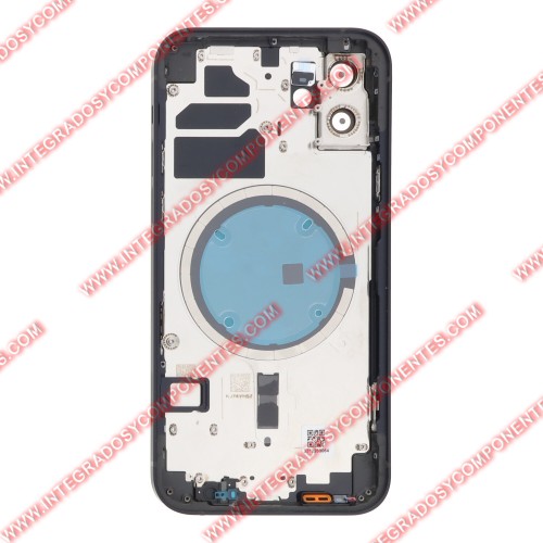 Tapa+Marco Iphone 12 Calidad Premium Negro