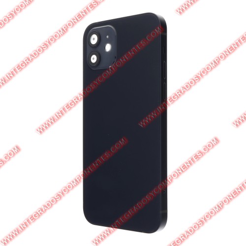 Tapa+Marco Iphone 12 Calidad Premium Negro