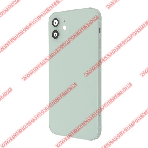 Tapa+Marco Iphone 12 Calidad Premium Verde