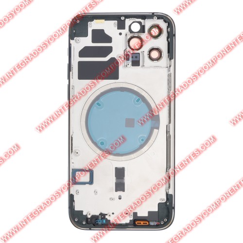 Tapa+Marco Iphone 12 Pro Calidad Premium Azul